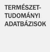 termszettudomnyi adatbzisok